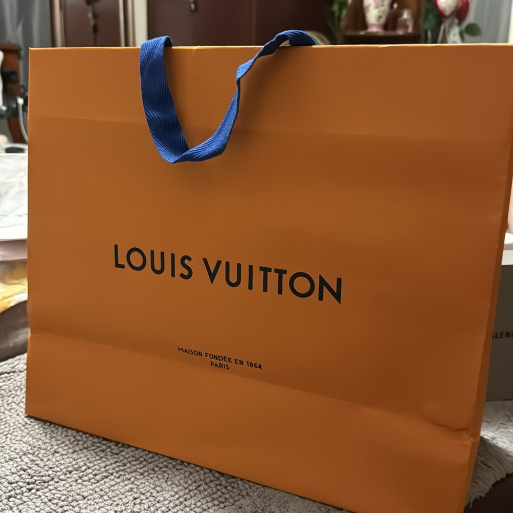 LV empty paper bag only